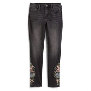 Driftwood Jackie Embroidered Skinny Jeans